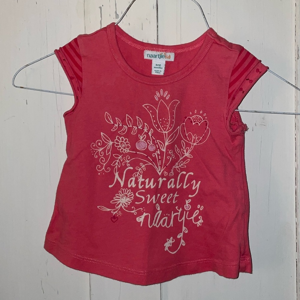 Naartjie T-shirt, coral color